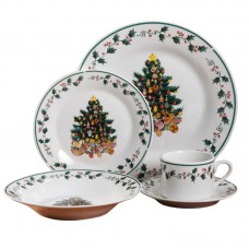 The Holiday Aisle Tree 20 Piece Dinnerware Set, Service for 4 THDA6580